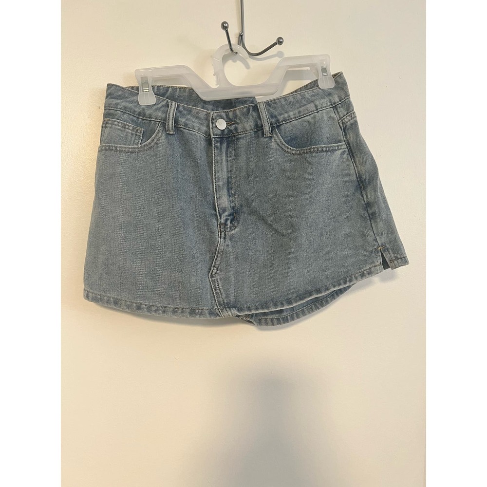 Denim Mini Skort